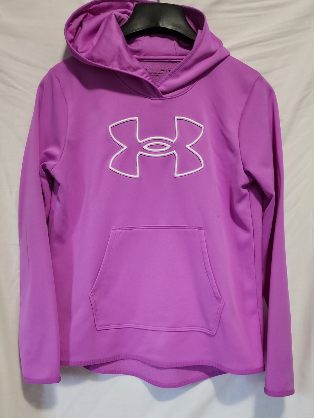 Under Armour Bright Purple Hooded Performance Sweatshirt